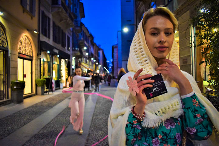 帮助Aveda公司进行街头营销