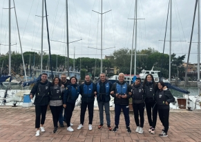 A sailing team building experience in Desenzano that built cohesion and promoted collaboration within the Fresenius Medical's team